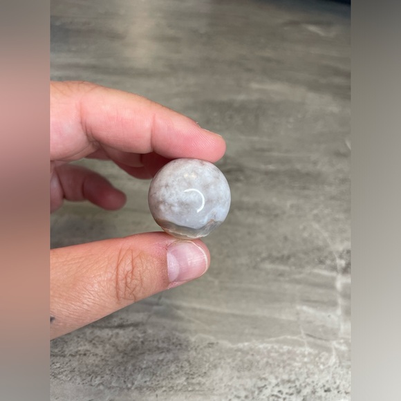 Flower Agate Sphere - Picture 2 of 2